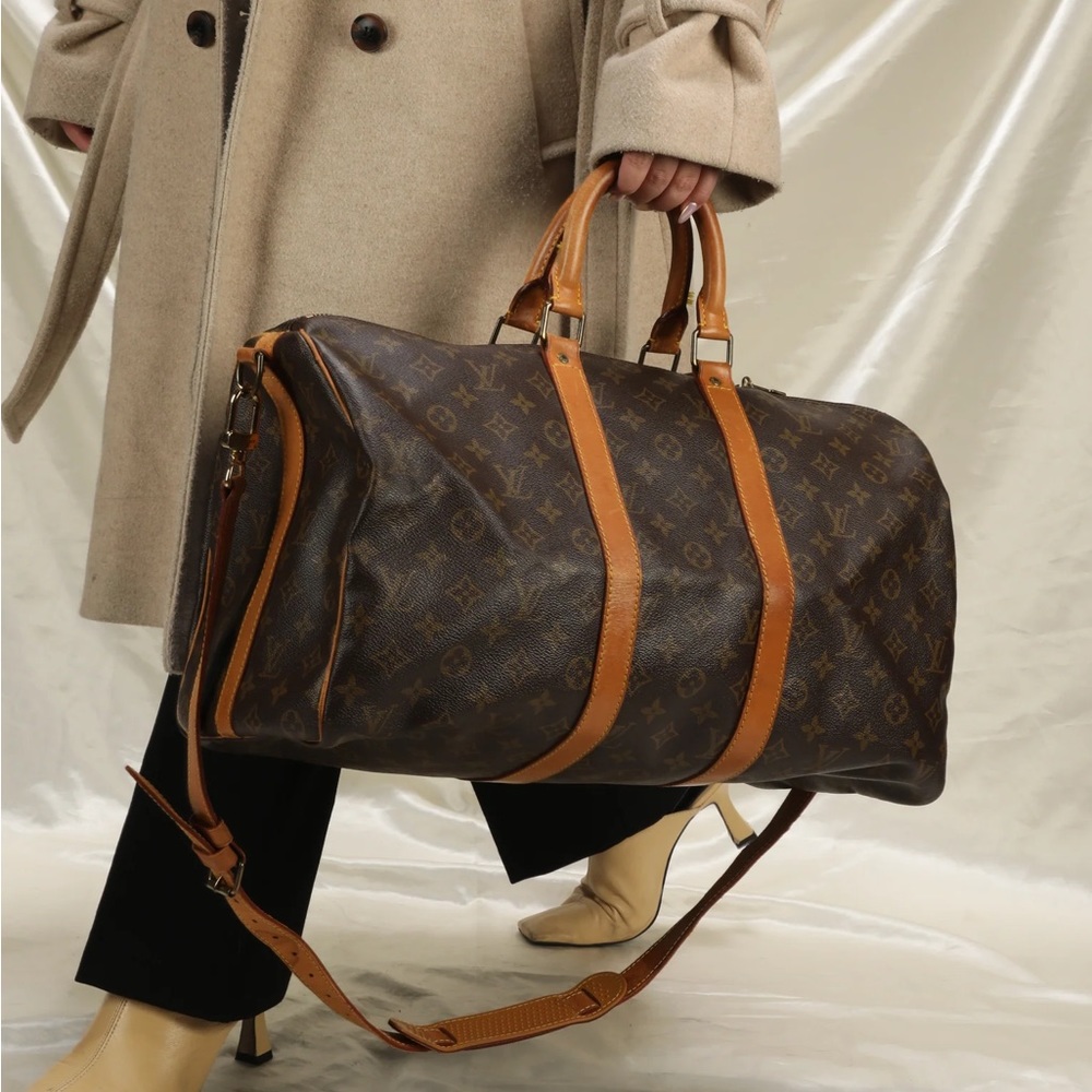 Louis Vuitton Bandouliere Keepall 45 Travel Bag